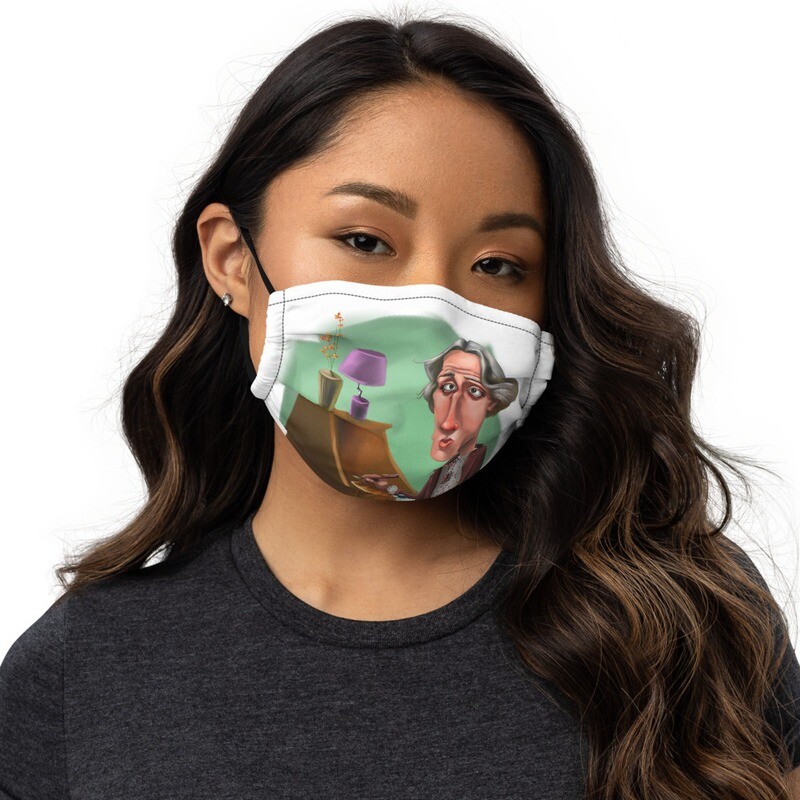 Virginia Woolf Premium face mask
