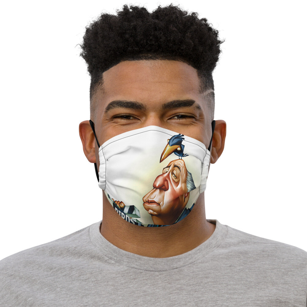 Alfred Hitchcock Premium face mask