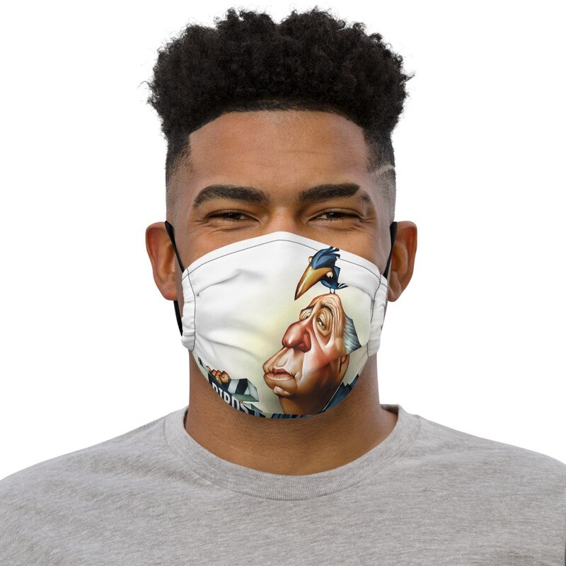 Alfred Hitchcock Premium face mask