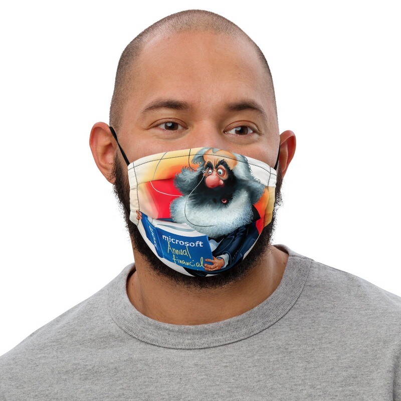 Karl Marx Premium face mask