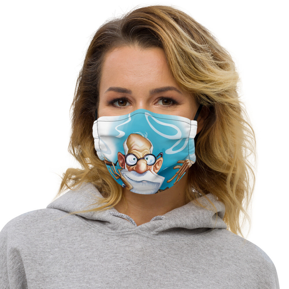 Sigmund Freud Premium face mask