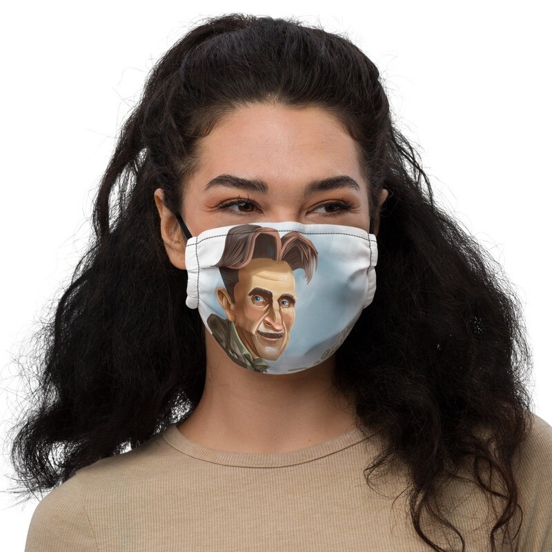 George Orwell Premium face mask