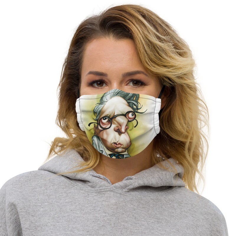 W. B. Yeats Premium face mask