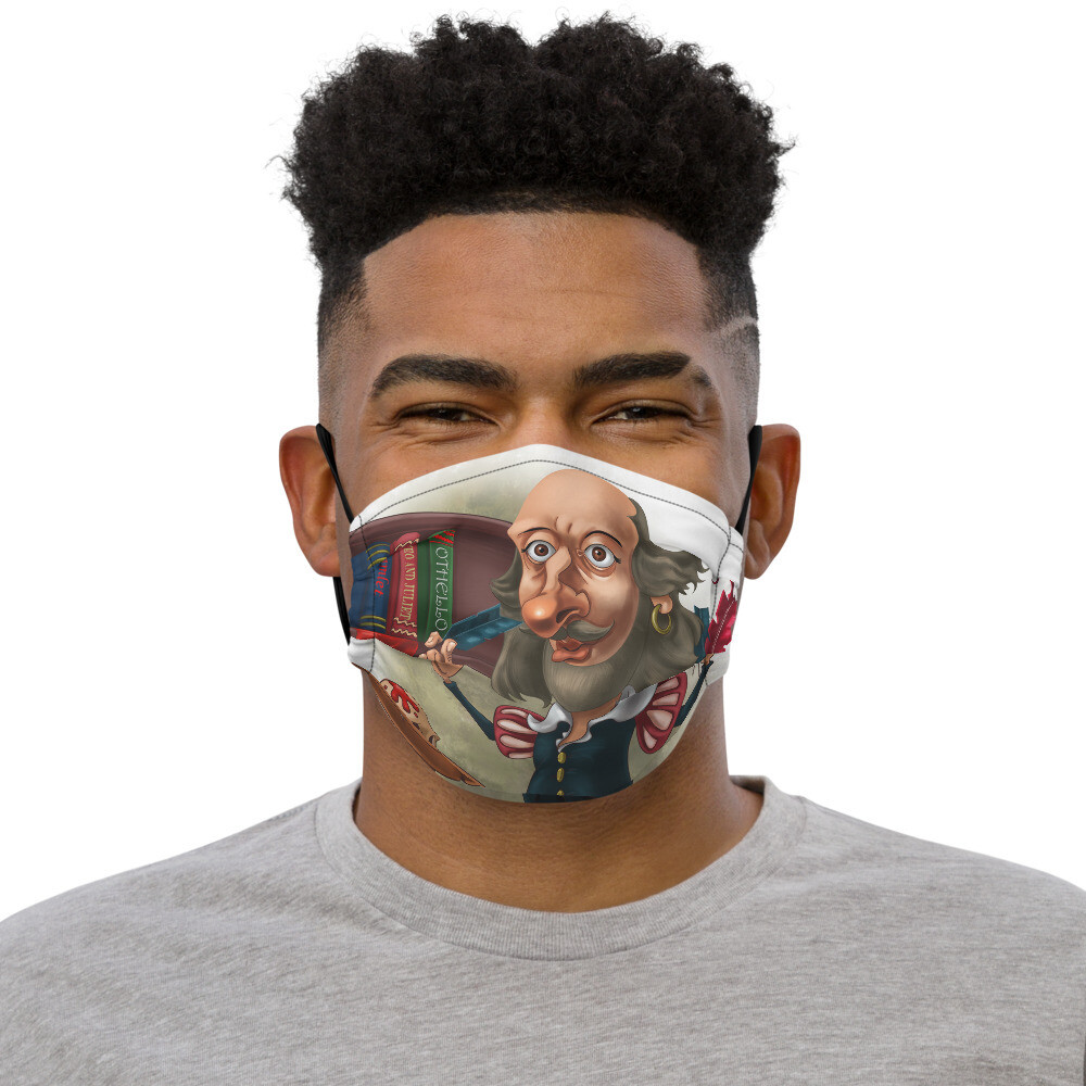 William Shakespeare Premium face mask