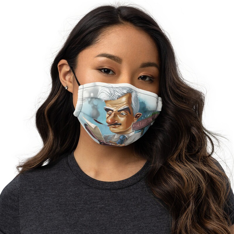 William Faulkner Premium face mask