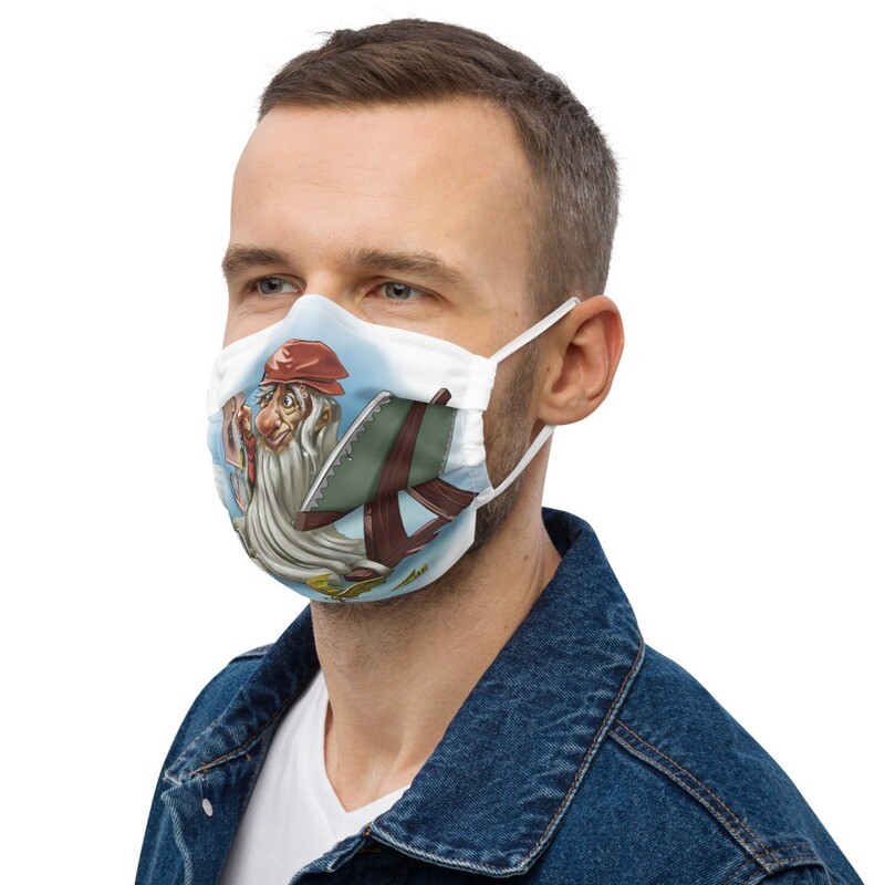 Leonardo da Vinci Premium face mask