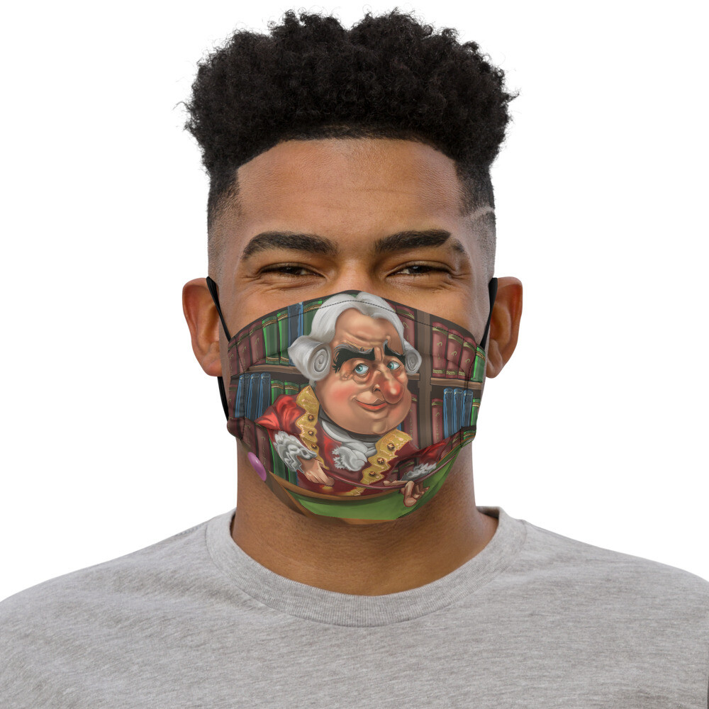 David Hume Premium face mask
