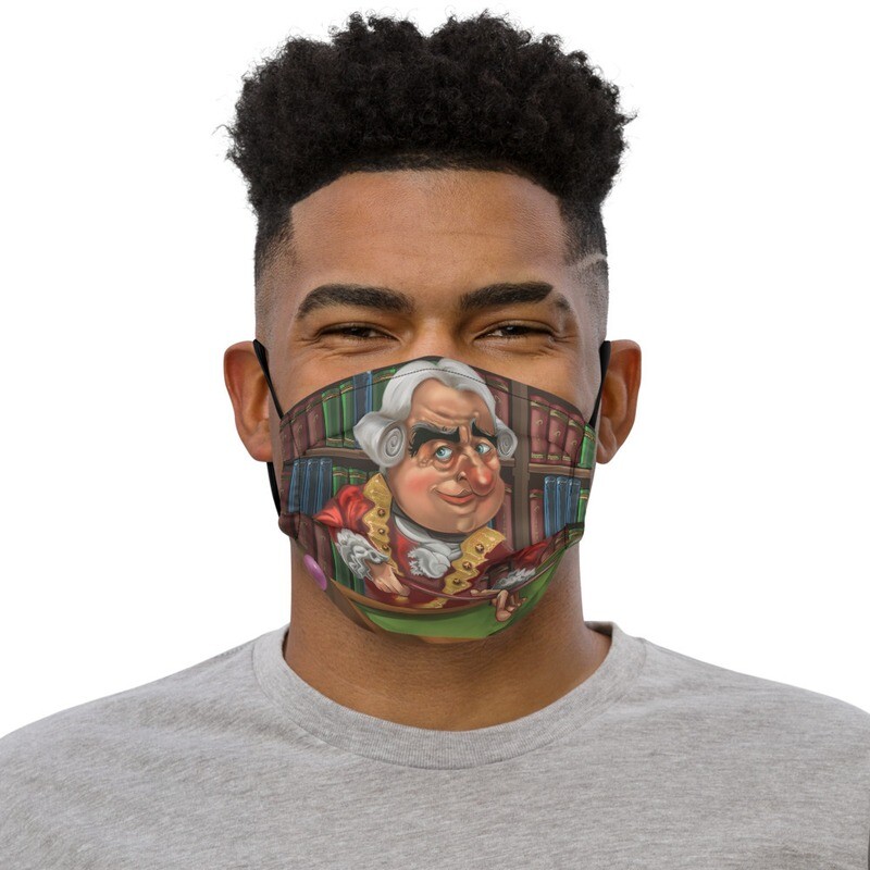 David Hume Premium face mask