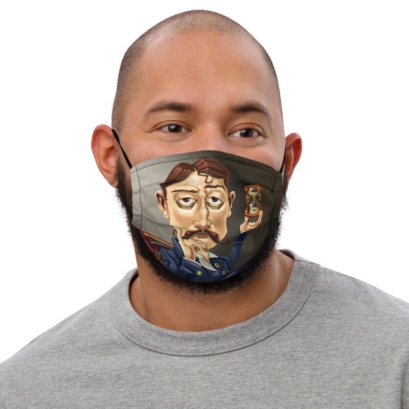 Marcel Proust Premium face mask