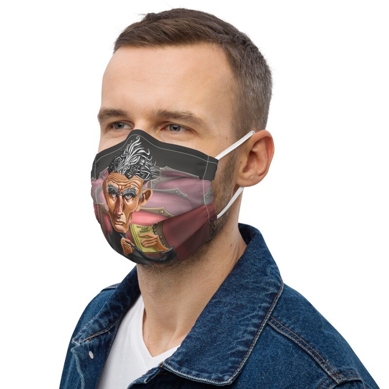 Samuel Beckett Premium face mask
