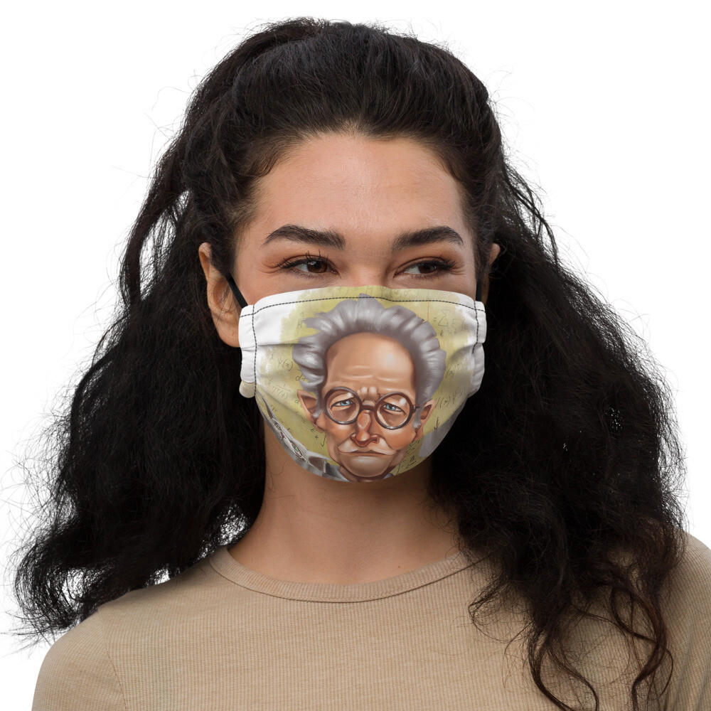 Erwin Schrödinger Premium face mask