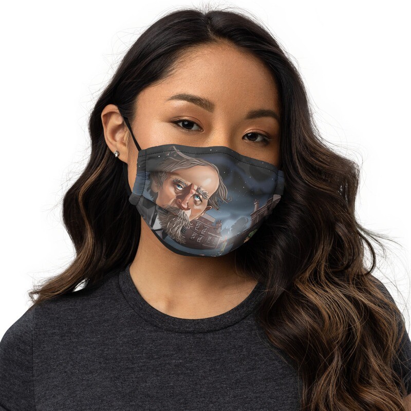 Charles Dickens Premium face mask