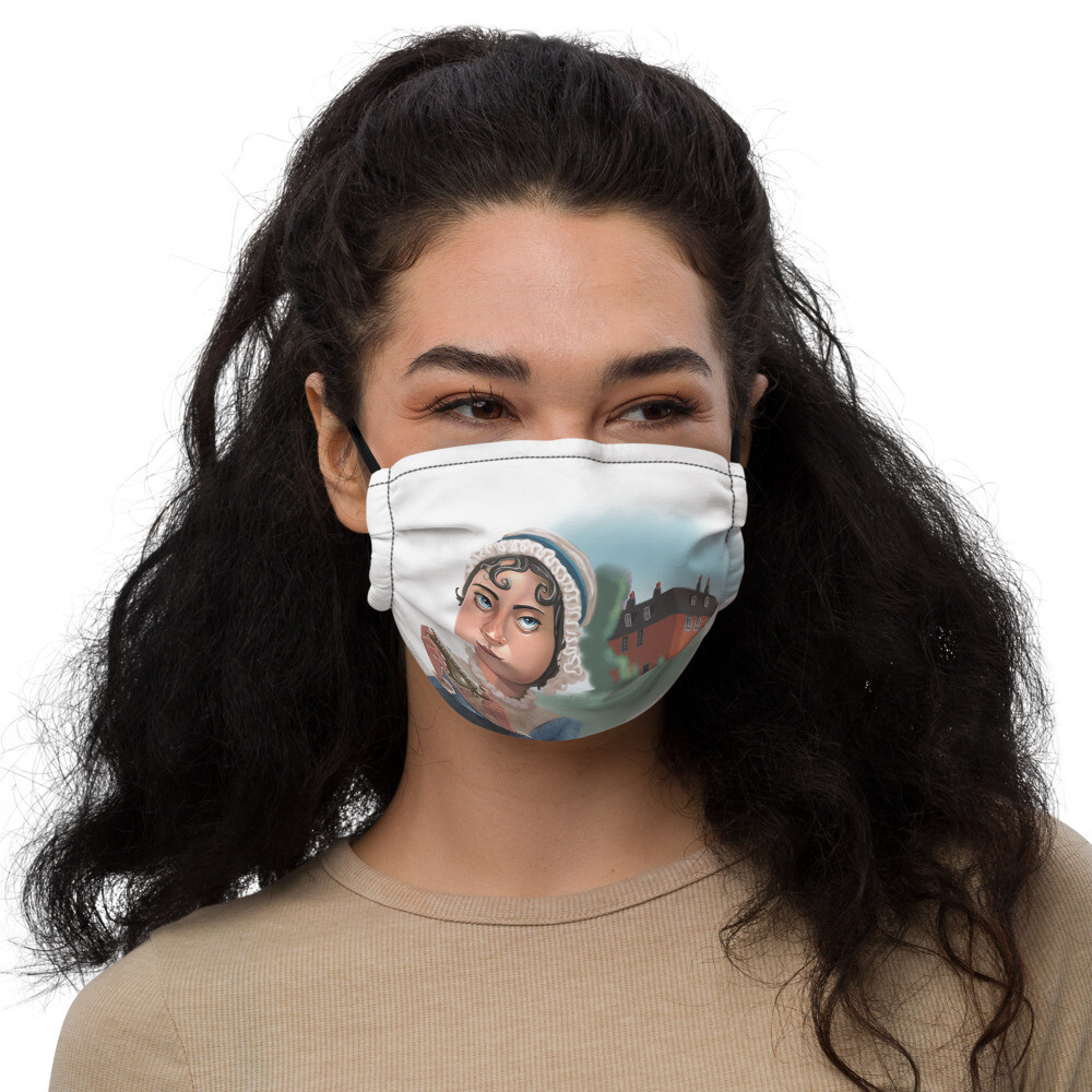 Jane Austen Premium face mask