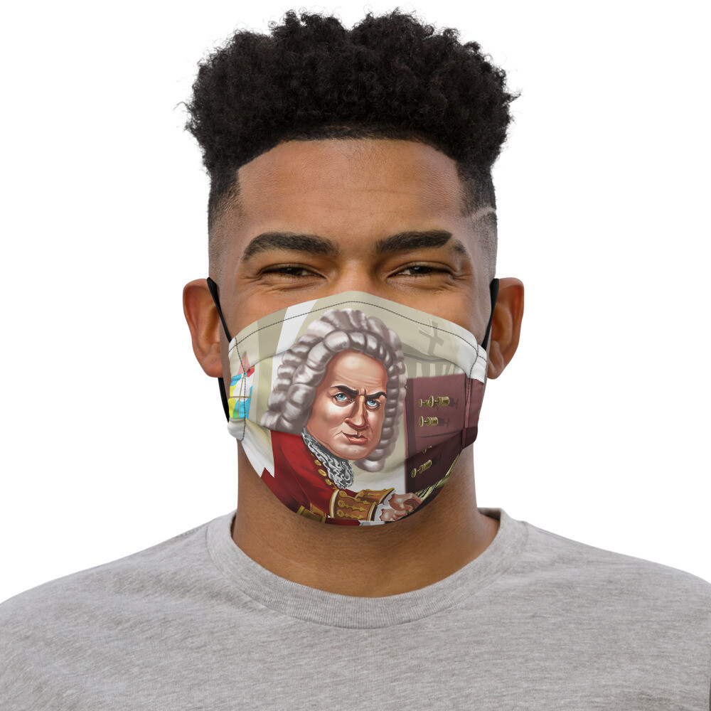 Johann Sebastian Bach Premium face mask