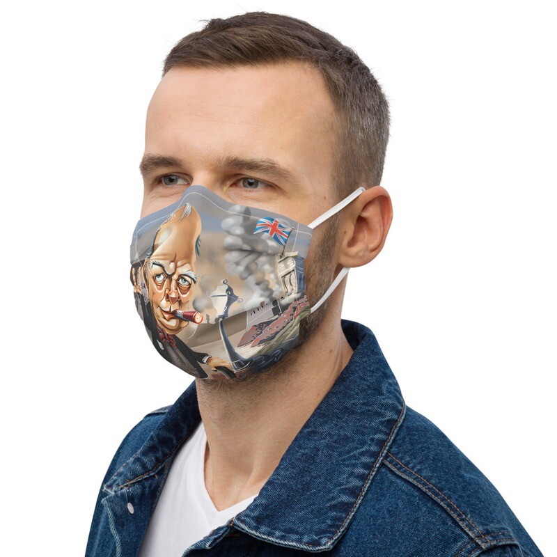Winston Churchill Premium face mask