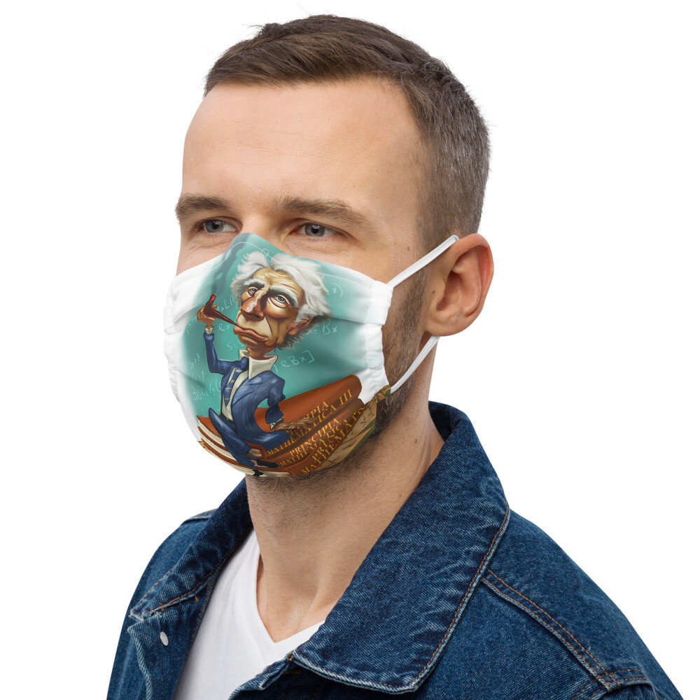 Bertrand Russell Premium face mask
