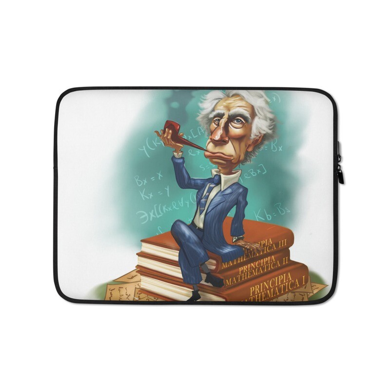 Bertrand Russell Laptop Sleeve