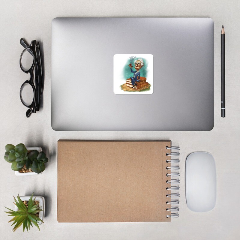 Bertrand Russell Bubble-free stickers