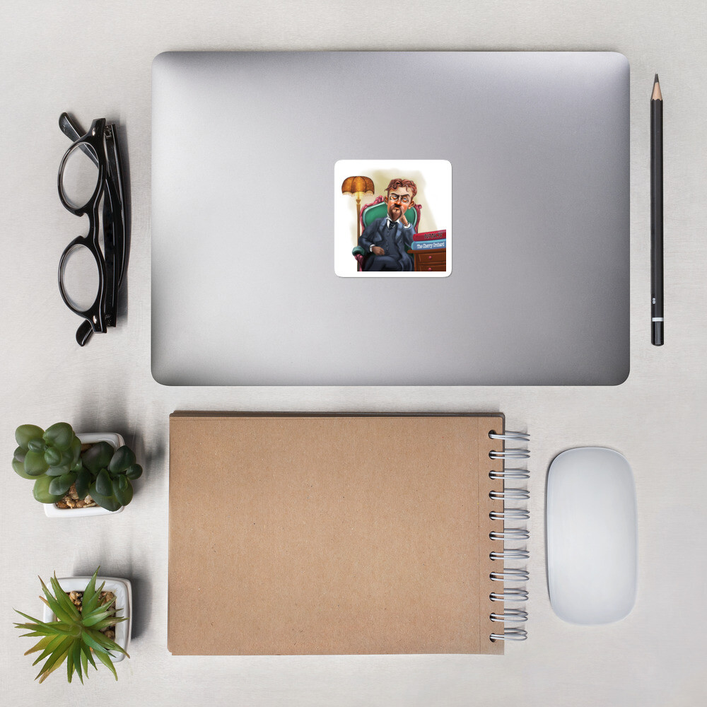 Anton Chekhov Bubble-free stickers