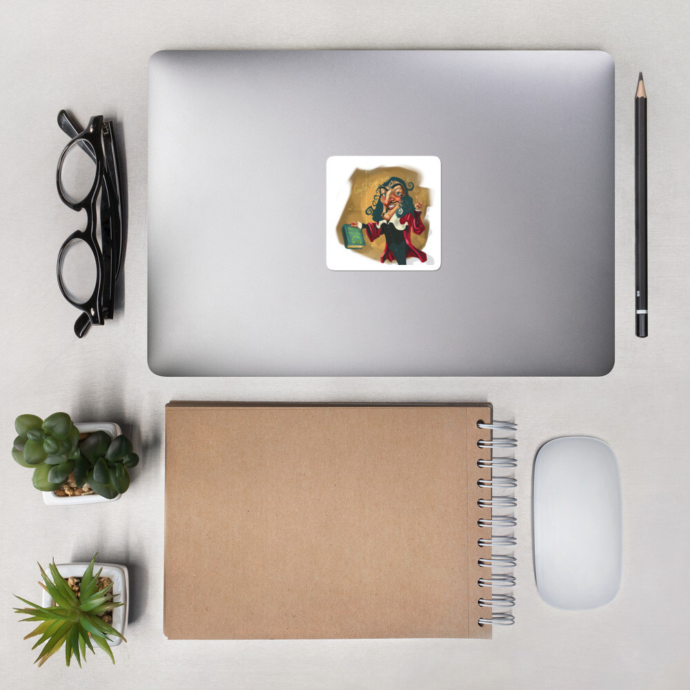René Descartes Bubble-free stickers