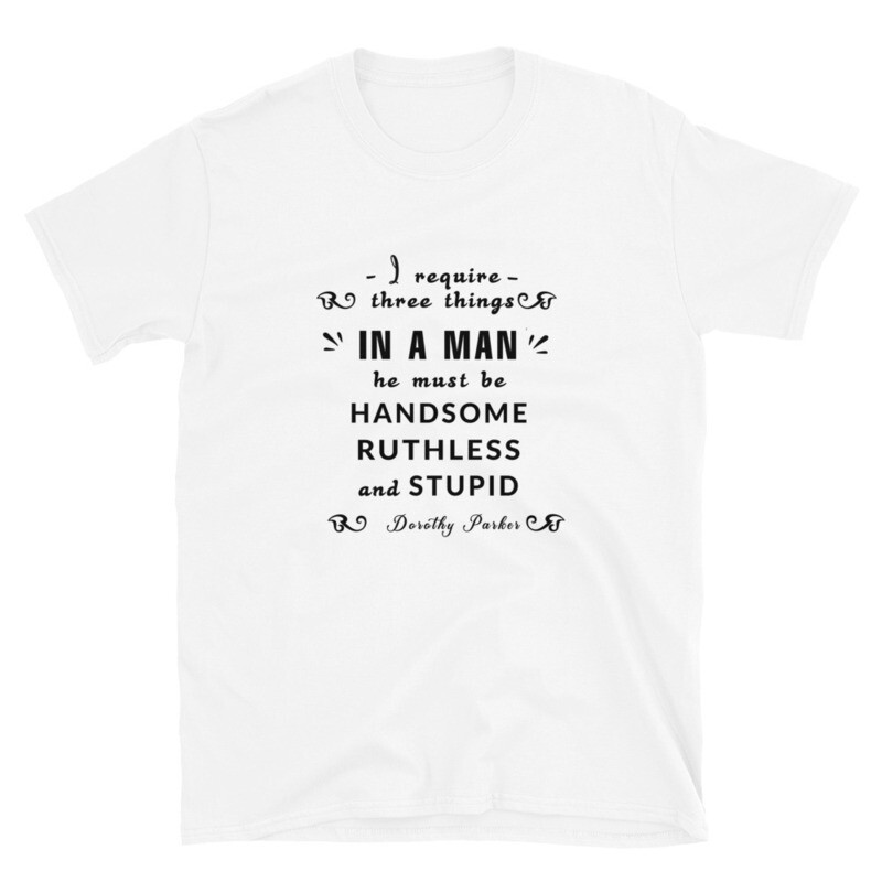 Dorothy Parker Quote Short-Sleeve Unisex T-Shirt