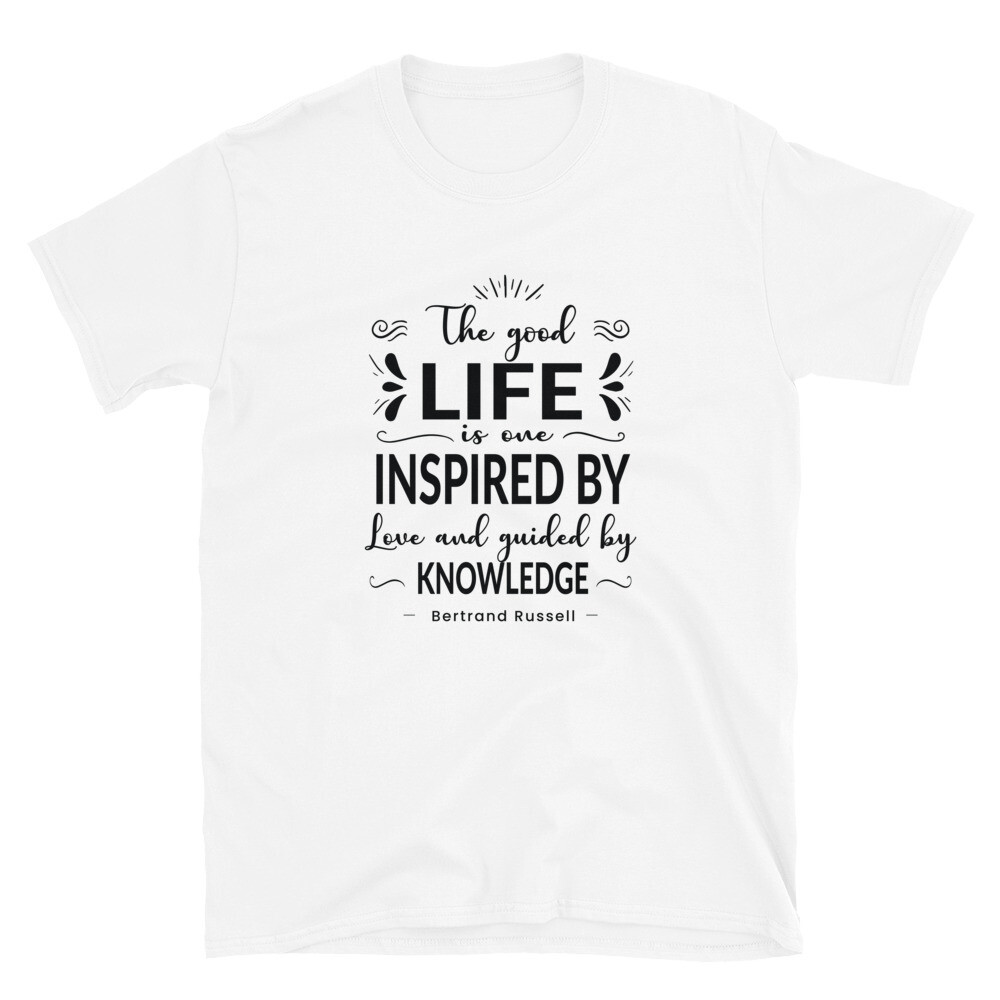 Bertrand Russell Quote Short-Sleeve Unisex T-Shirt