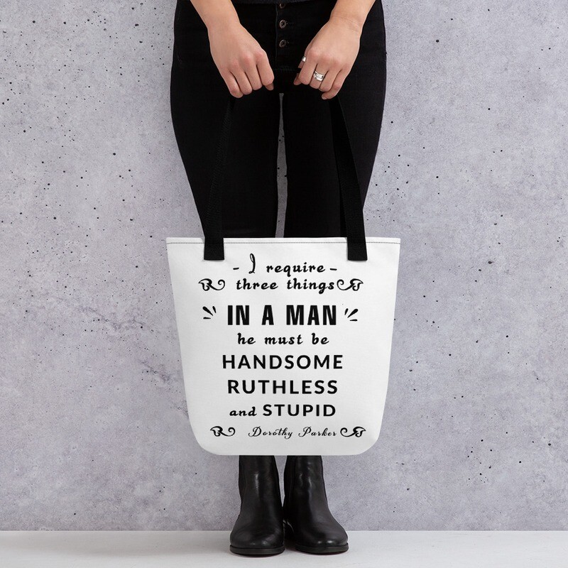 Dorothy Parker Quote Tote bag