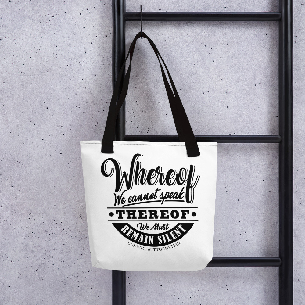 Ludwig Wittgenstein Tote bag