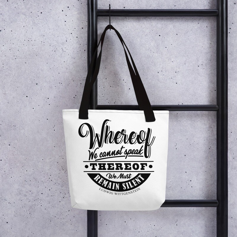 Ludwig Wittgenstein Tote bag