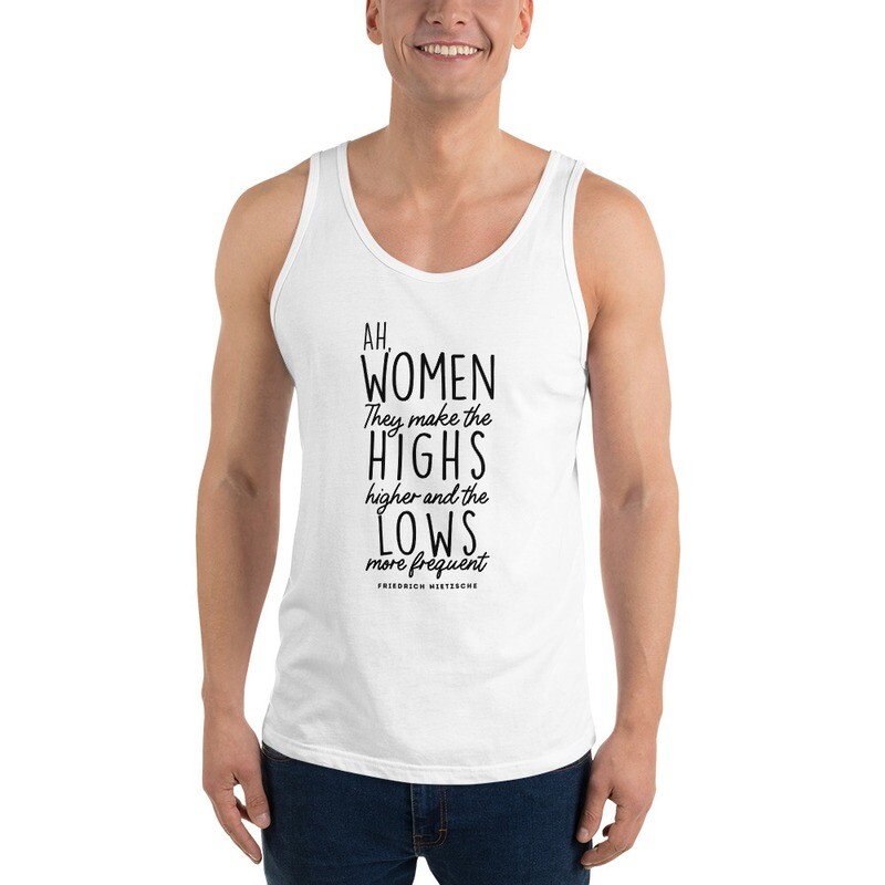 Friedrich Nietzsche Quote Unisex Tank Top