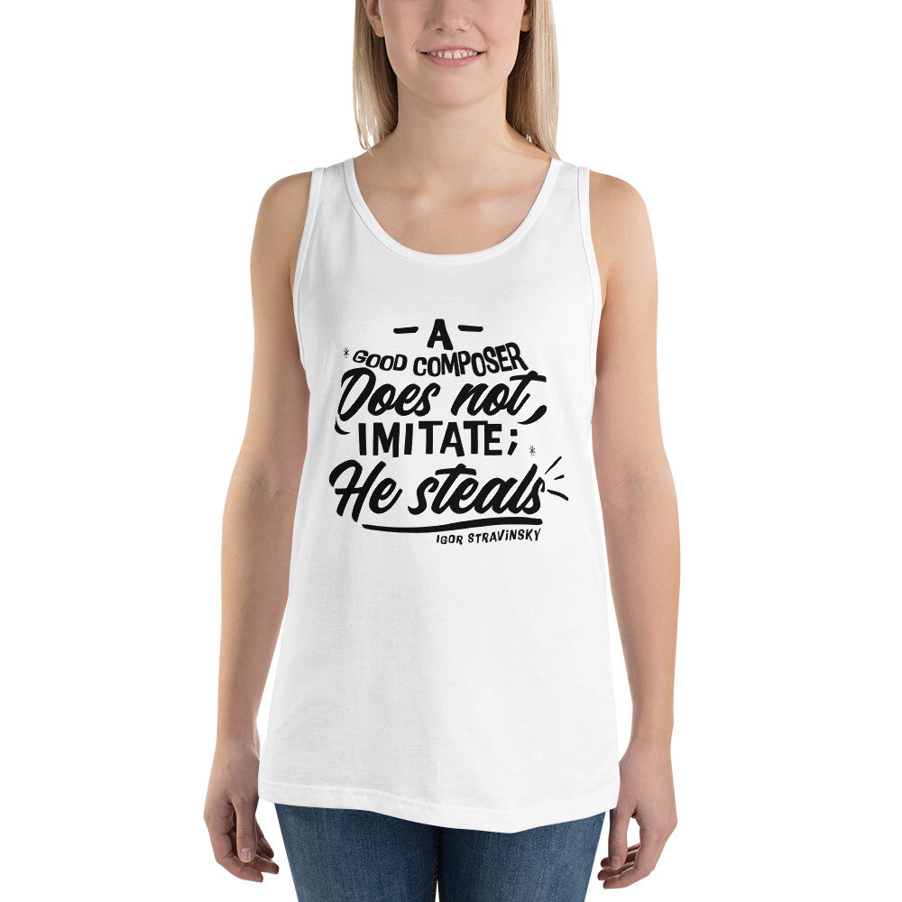 Igor Stravinsky Quote Unisex Tank Top