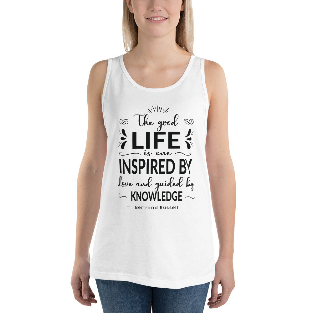 Bertrand Russell Quote Unisex Tank Top