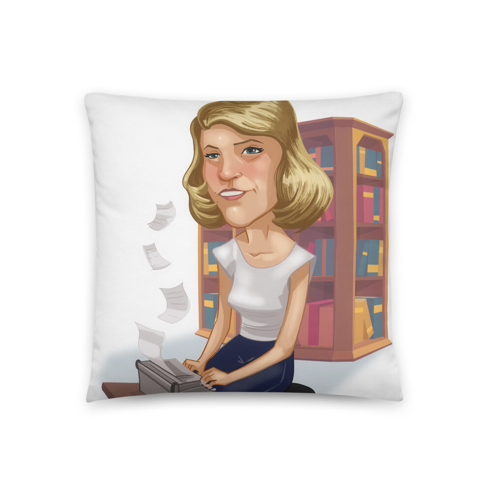 Sylvia Plath Basic Pillow