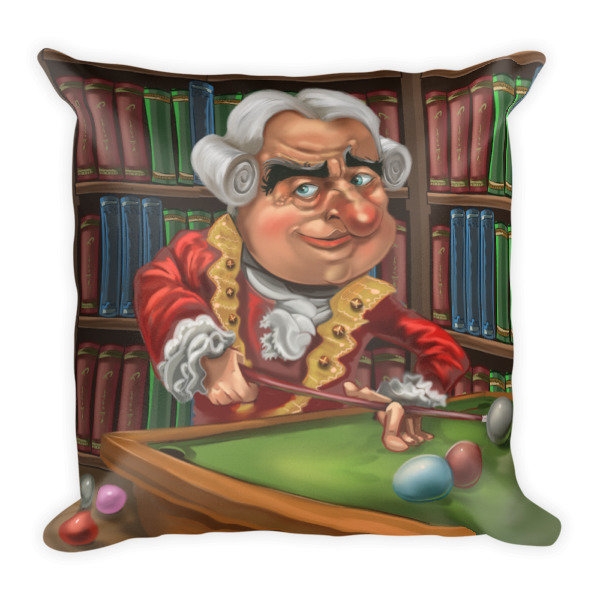 David Hume Square Pillow