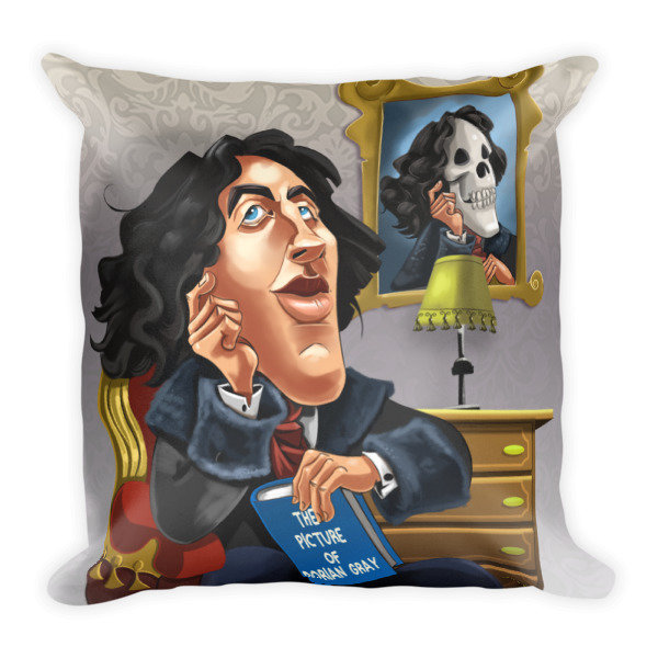 Oscar Wilde Square Pillow