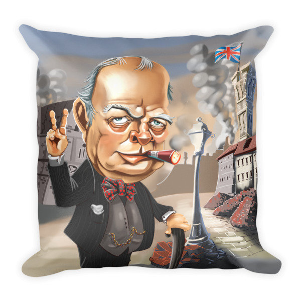 Simply Churchill Square Pillow
