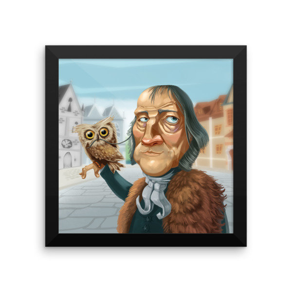 Georg Hegel Framed poster
