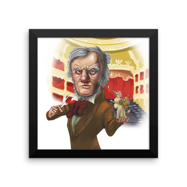 Richard Wagner Framed poster