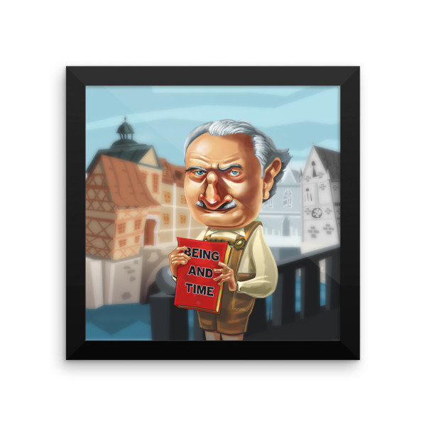Martin Heidegger Framed poster