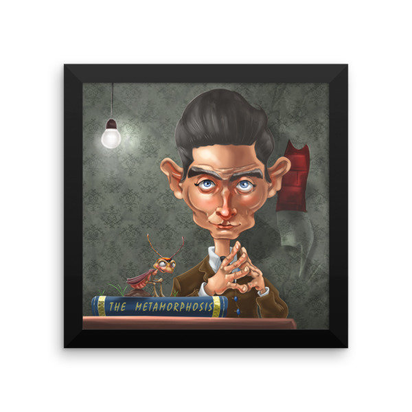 Franz Kafka Framed poster