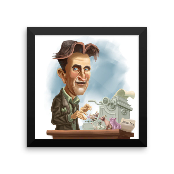George Orwell Framed poster