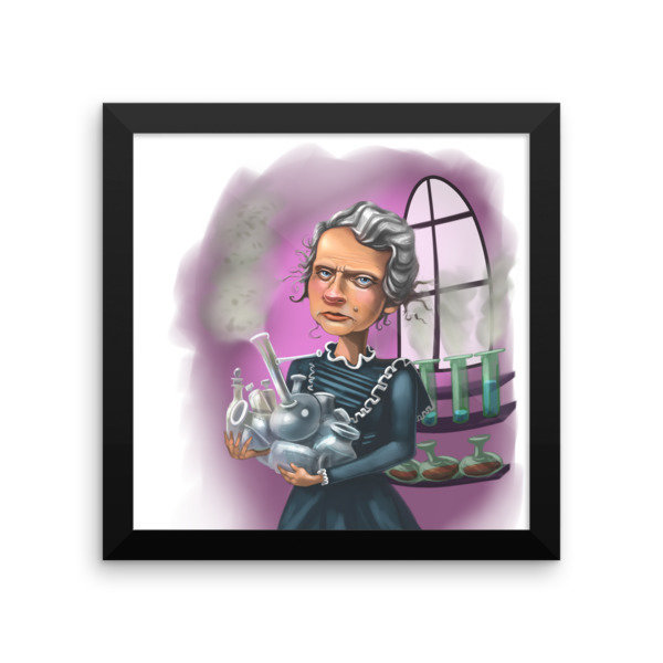 Marie Curie Framed poster