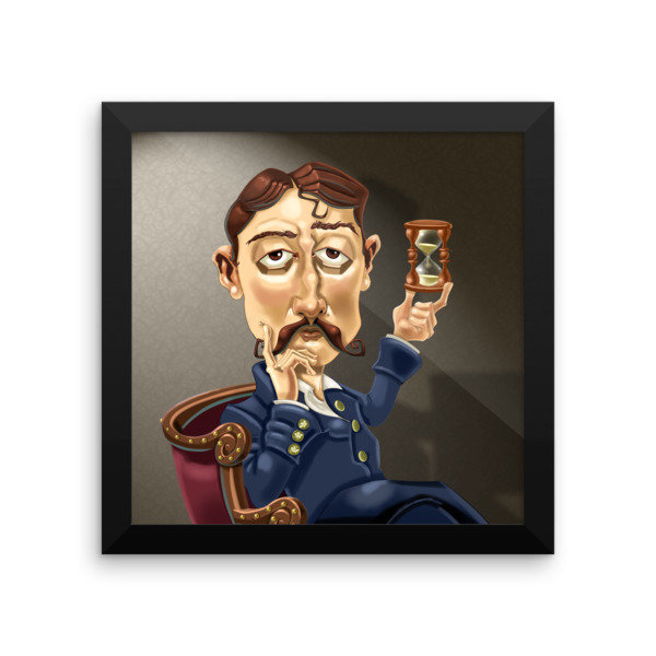 Marcel Proust Framed poster