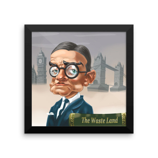 T.S. Eliot Framed poster