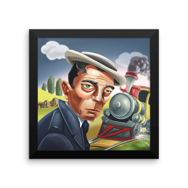 Buster Keaton Framed poster