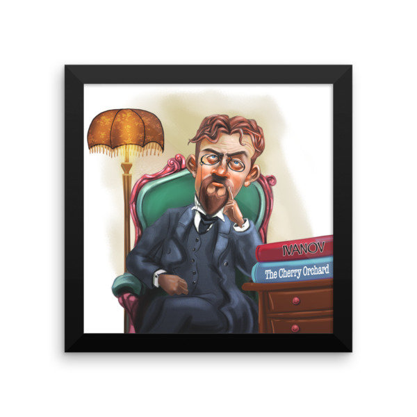 Anton Chekhov Framed poster