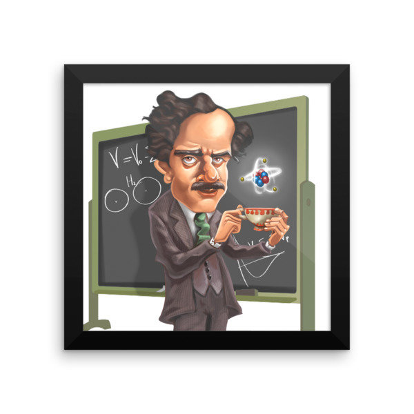 Paul Dirac Framed poster