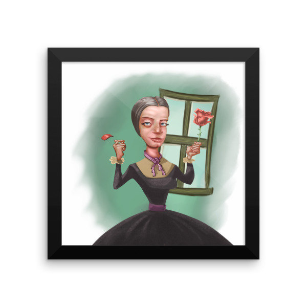 Emily Dickinson Framed poster