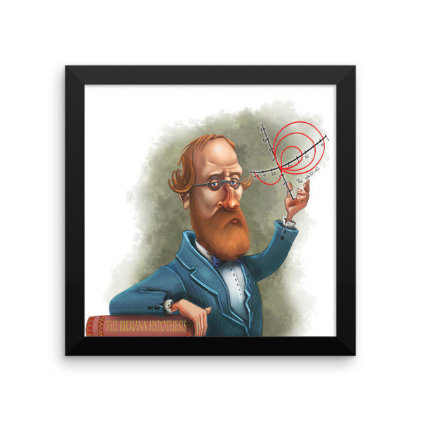 Bernhard Riemann Framed poster