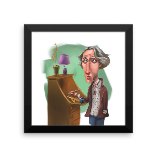 Virginia Woolf Framed poster